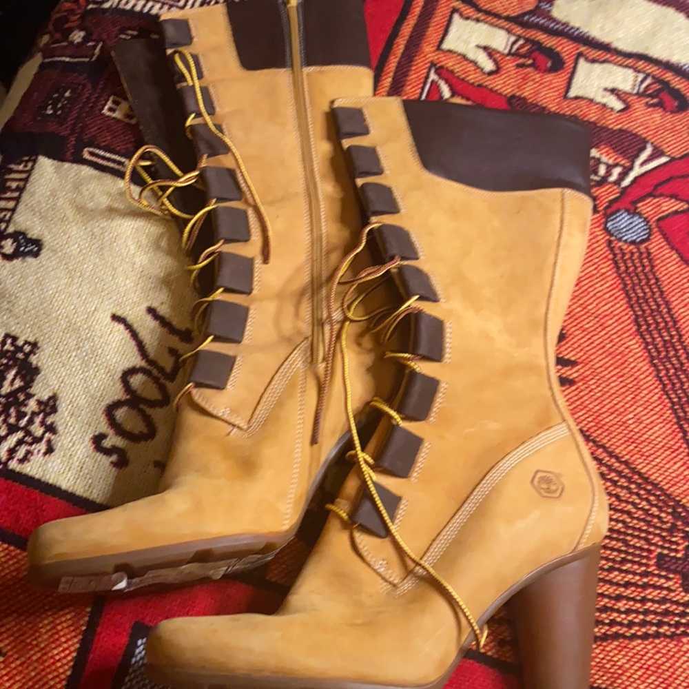 Timberland Calf High Heeled Boots